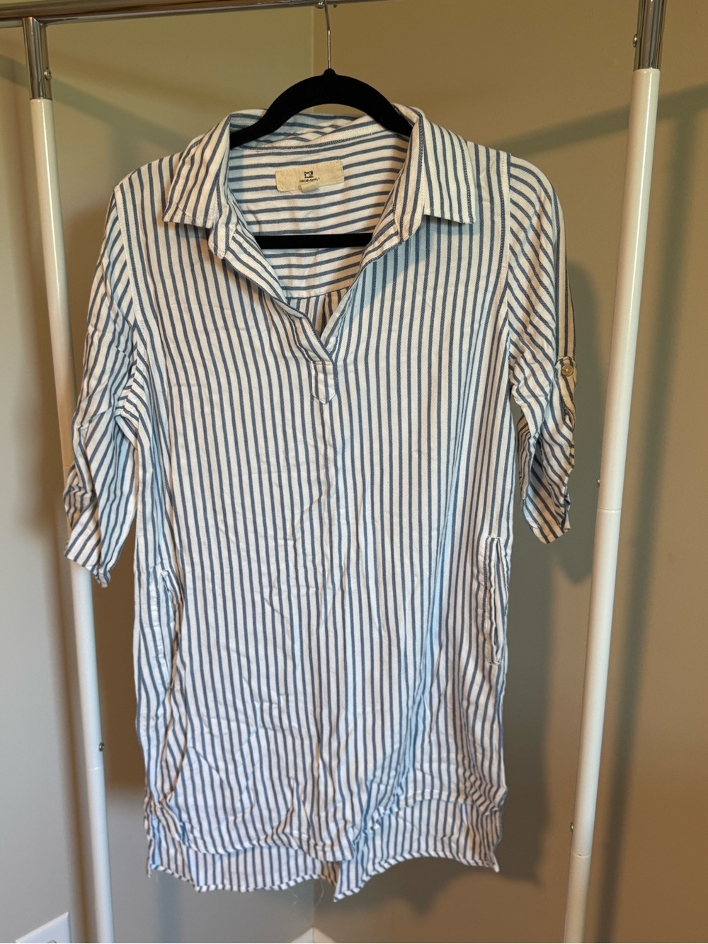 Thread & Supply striped shirt dress